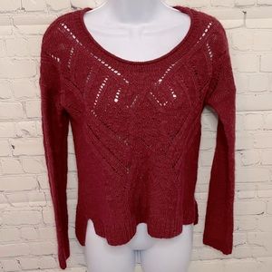 Lucky Brand Maroon Sweater Size M